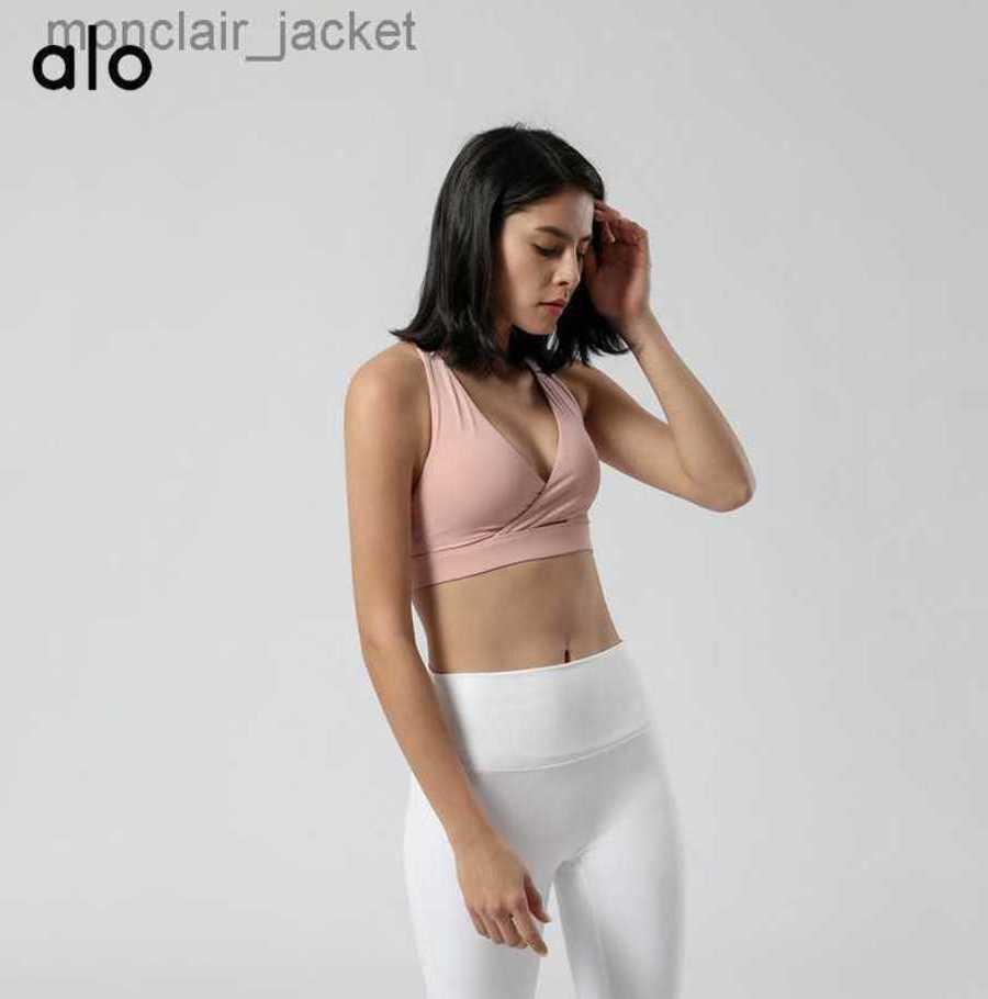 

Desginer Yoga Tops Women's Sports Bra Dance Beauty Back Top Running Fitness Racerback Underwear 23SSA, Asphalt ash