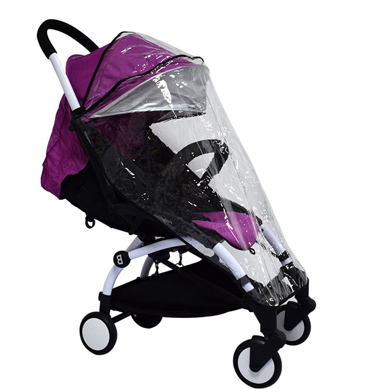 Accessoires de pièces de poussette Aksesori kereta bayi penutup hujan pour Babyyoya Yoya Babythrone Babysing Yuyu Pram Raincover manteau balita T