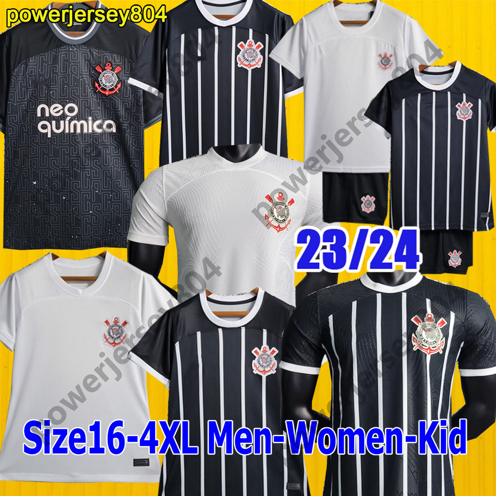 

23 24 new season Corinthians Soccer Jerseys Mens top & Kids kit special black edition jerseys 985200 jersey, Aik sonina 132nd kids