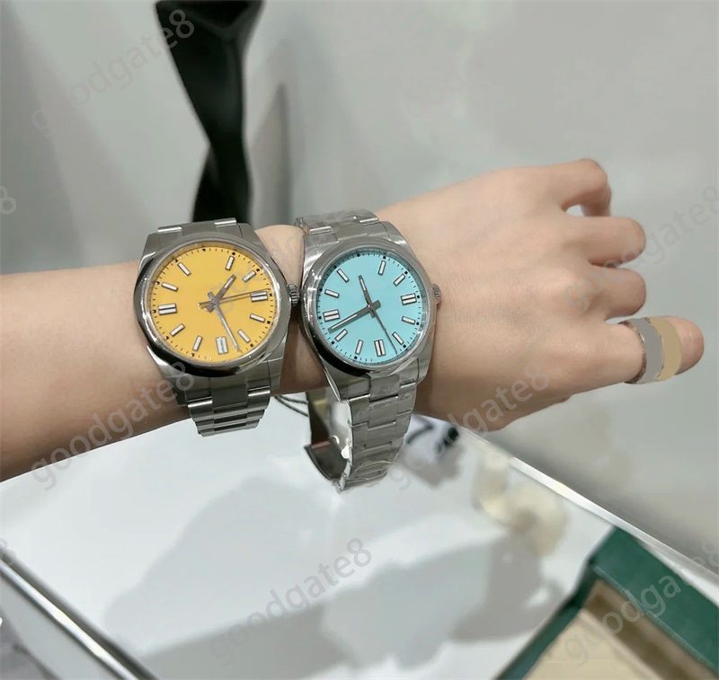 

Multicolor dial designer watches men 41 36mm wristwatch waterproof holiday gift orologi di lusso oyster perpetual casual 2813 movement luxury watch 124300 xb05 C23, 7#