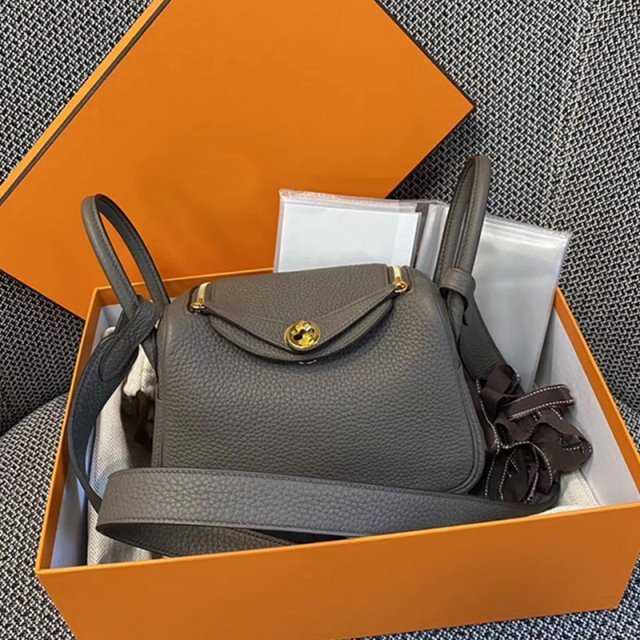 

Totes H erm Lindies Bags Chicken Yellow 2023 Spring and Summer Fashion Crossbody Bag Women Mini lindies Bag Handheld Leather Women's Bag Shoulder Medicine Bag, Red - 20cm - gold buckle layer togo