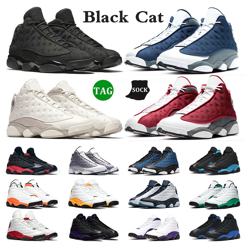 

Men Women Basketball Shoes 13 13s Jumpman Black Cat Phantom University Brave Blue Hyper Royal Flint Atmosphere Grey Mens Trainers Sports Sneakers, 4 36-47