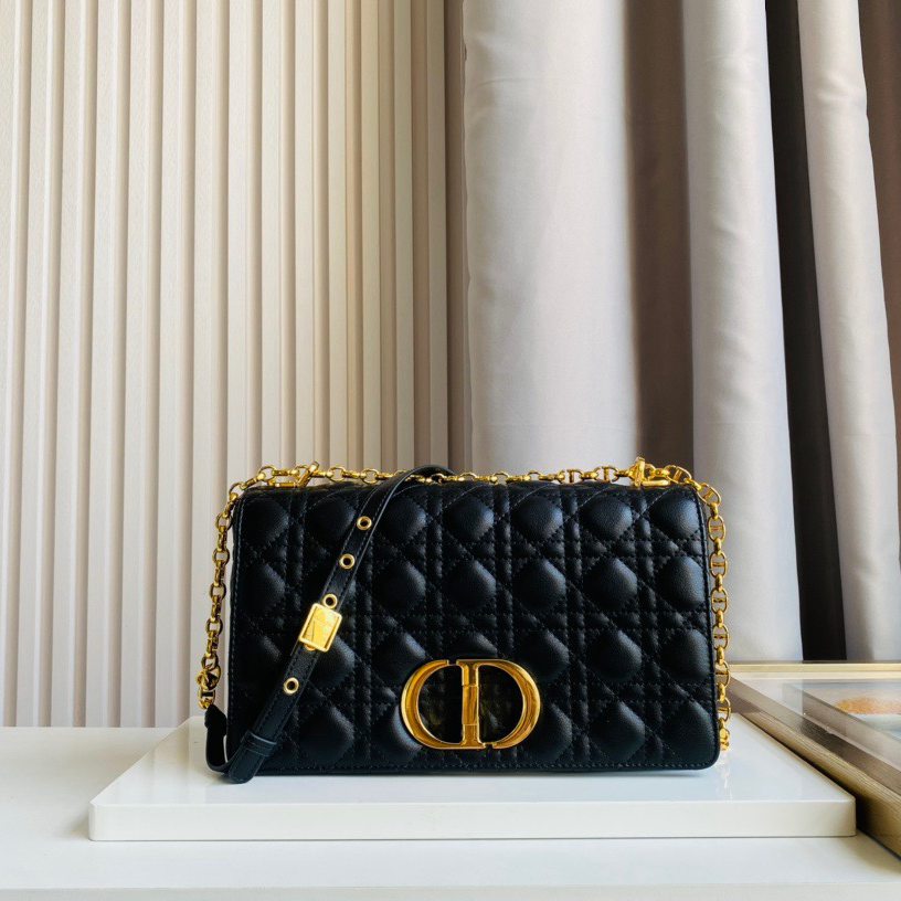 

Dior Caro Chain Strap Shoulder Bag With Box, Dla01