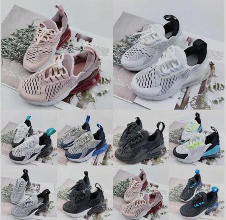 

airmaxs Running air kids shoes 270 designer boys girls max shoe Children baby maxes kid youth toddler infants sneaker trainers black Sports