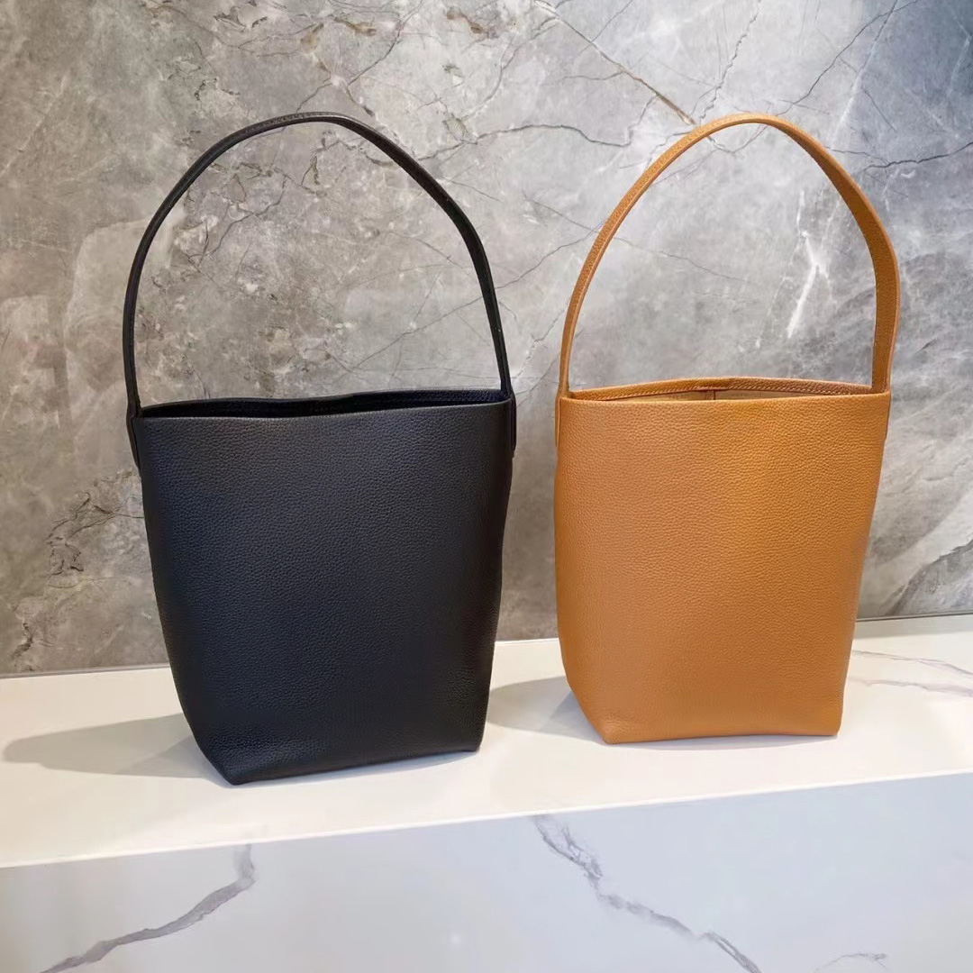 

vintage 3Size the row Park tote Bag Luxurys handbag designer beach bags shoulder pochette Womens bucket bags wallets Mens Leather clutch crossbody Basket camera bag, Brown