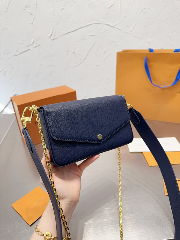 

Shoulder Bag Women Designer Bags Messenger Handbag Crossbody Luxury Mini Coin Purse Key Pouch Wallet Luxurys Designers Card Holder Dongtrade, Box