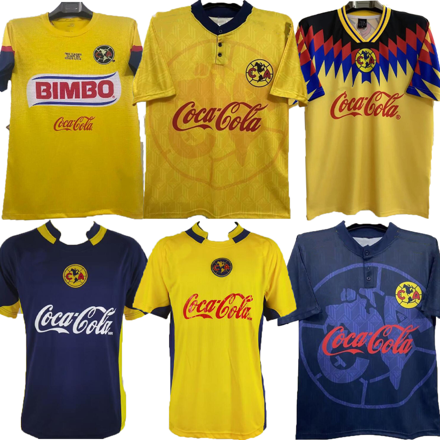 

1987 1988 2001 2002 2013 RETRO soccer Jerseys Club America LIGA MX Football Shirts MEXICO R.SAMBUEZA P.AGUILAR O.PERALTA C.DOMINGUEZ MATHEUS 94 95 05 06 uniform, Grey