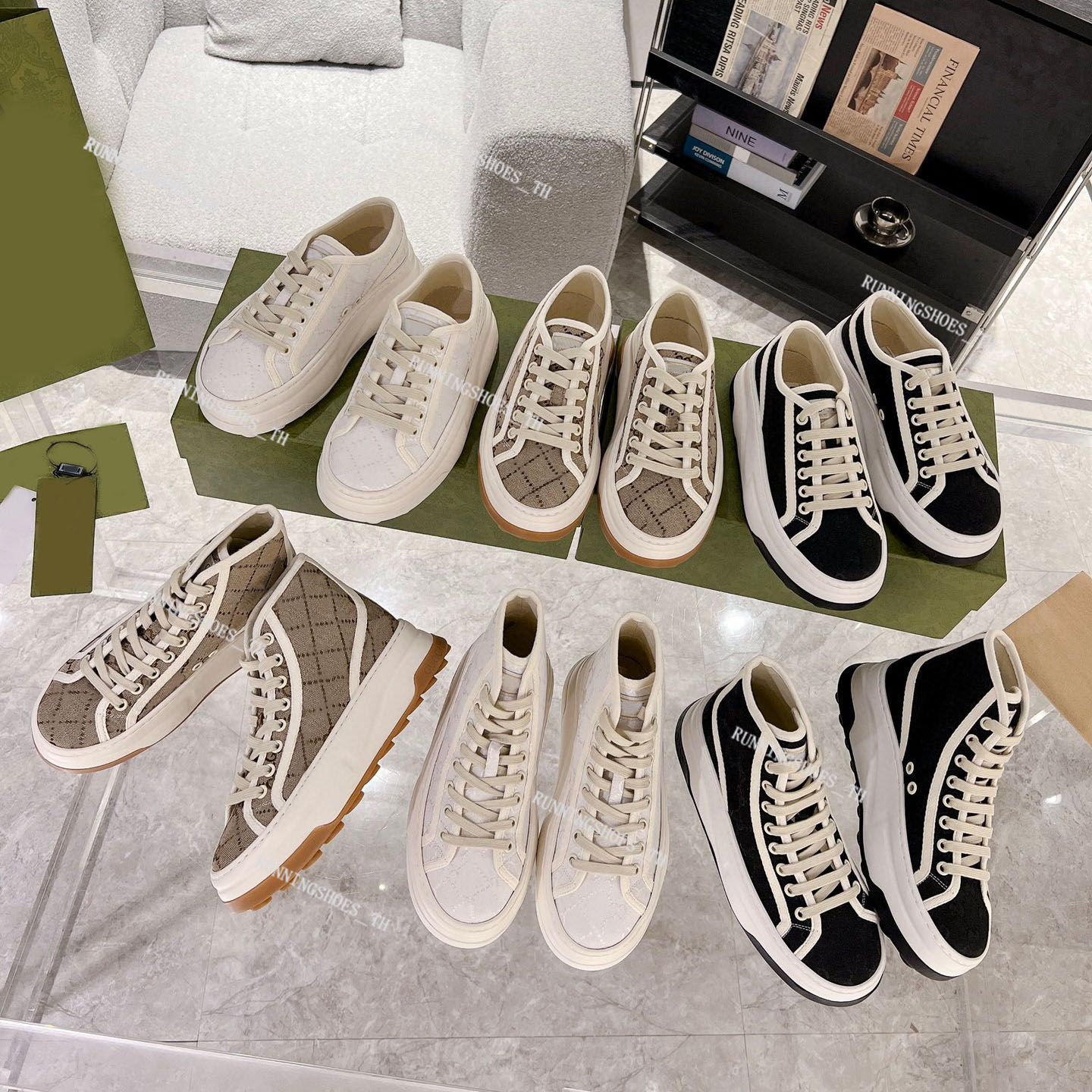 

Tennis 1977 Designer Sneaker Canvas Luxurys Shoe Platform Shoe Beige Blue Washed Jacquard Denim Women Shoes Rubber Sole Embroidered Vintage Casual Sneakers