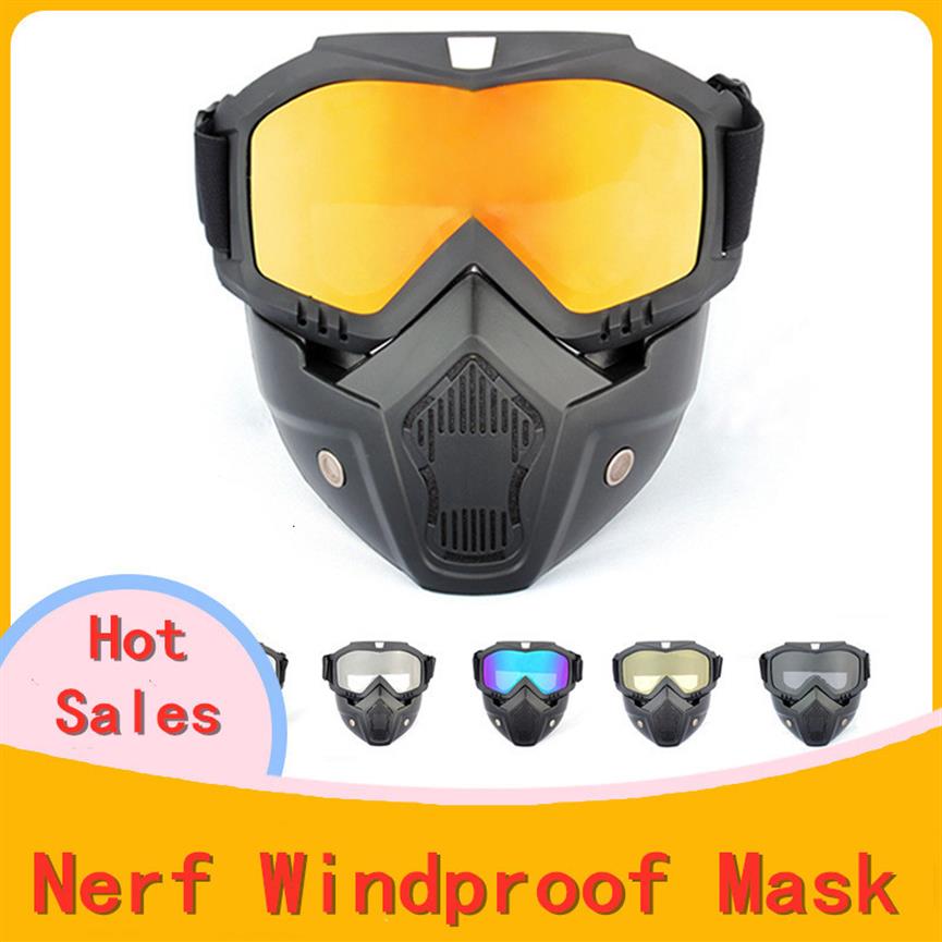 

Tactical Full Face Goggles Kids Water Soft Ball Paintball Airsoft Cs Toys Guns Shooting Games Protection for Nerf Windproof Mask312t