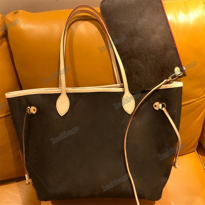 

Neverfulls Tote Bag Luxurys Designers Women Men Neverfull MM GM Flowers Checked Handbags Never Full Composite Purse Wallet Shoulder Bag, 2 / classic flowers