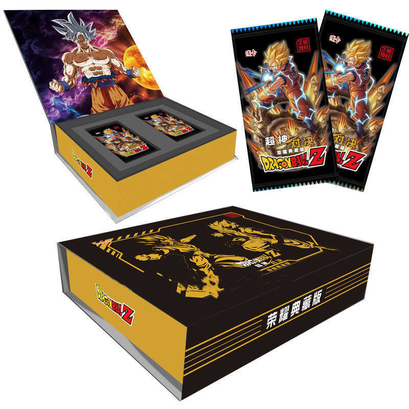 

Comic Card Seven Dragon Ball Glory Edition Collection Super God Duel EX Black Gold Limited LZR Signature T230516