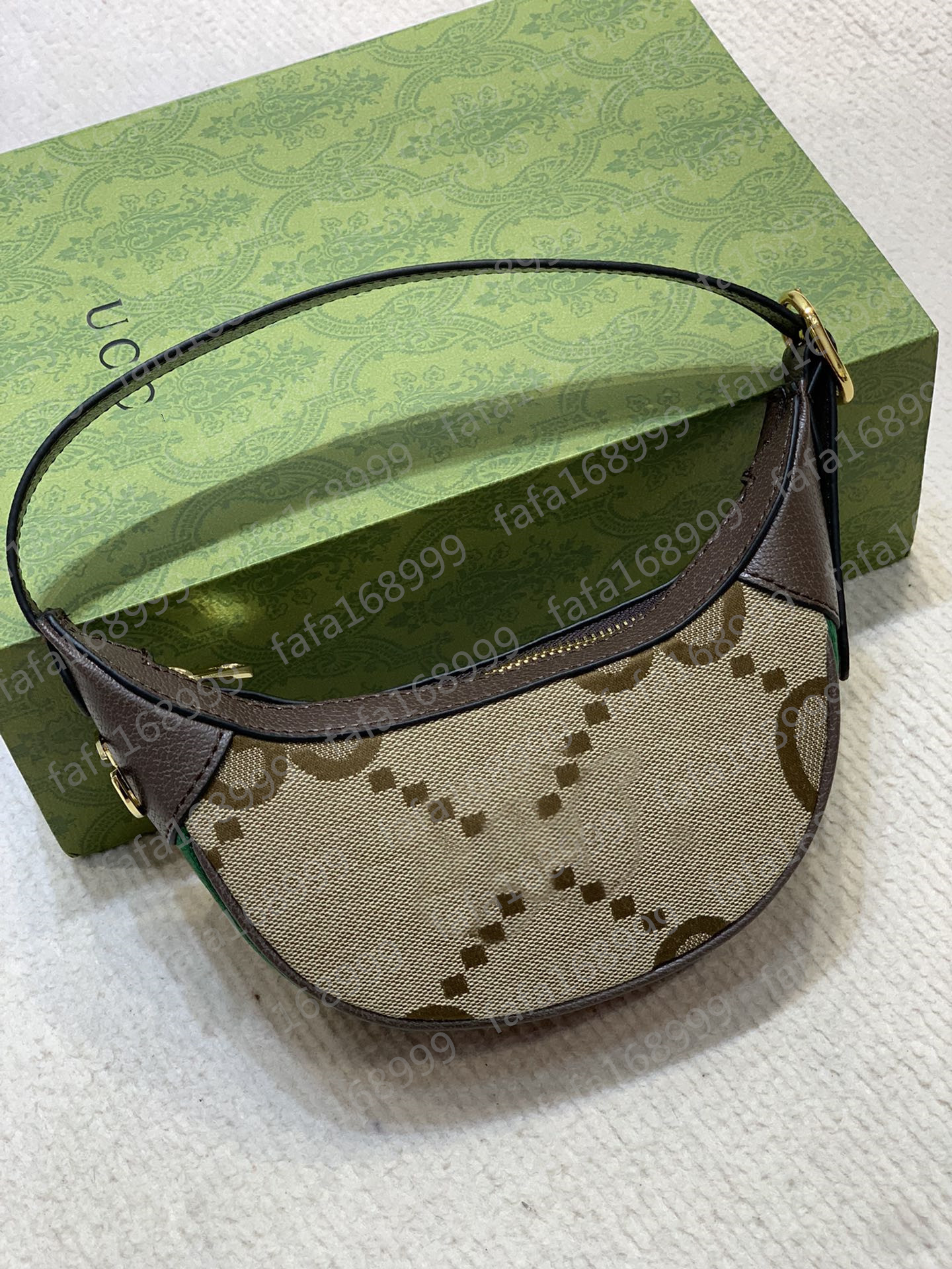 

TOP quality Nylon Ophidia mini Bags Womens crossbody tote Luxury Designer woman fashion famous original small wallet card pockets handbag Shoulder Bag, Khaki--with small letters