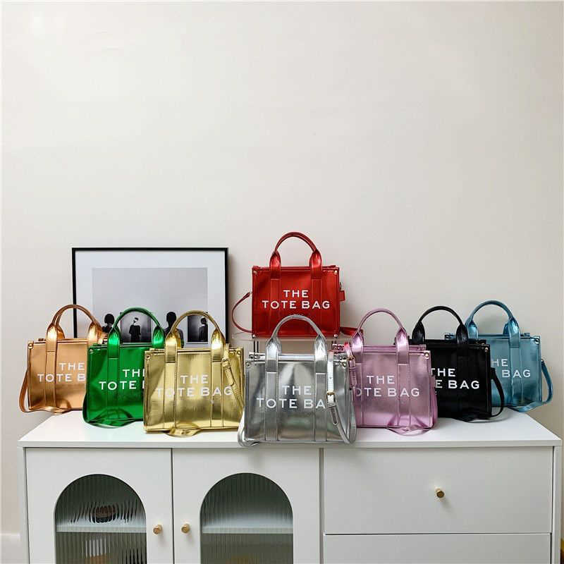 

Designer The Tote Bag Women Handbag 2023 New Fashionable Handheld Bright One Shoulder Crossbody High Capacity Korean Internet Red Premium Sense Tote Bags