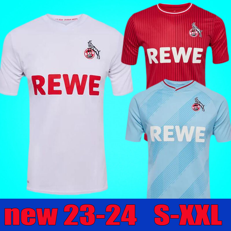 

new 23 24 FC Koln soccer Jersey home away Third 2023 2024 Anthony Modeste F.Kainz R.Czichos J.Hector E.Skhiri The Lates football shirts camiseta de fUtbol top quality, 23-24 third