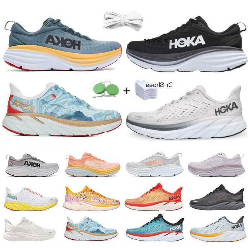 

WITH BOX designer Hoka One Bondi Men Running Shoes Designer Clifton 8 Sneaker Black White Orange Amber Yellow Goblin Blue Grey Red Men Women Trainer S, Color#1