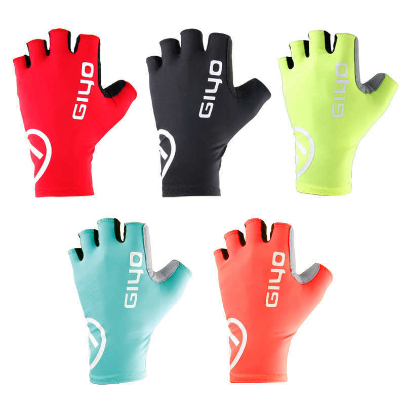 

Cycling Gloves Giyo Cycling Gloves Half Finger Gel Sports Racing Bicycle Mittens Women Men Summer Road Bike Gloves P230516, Red