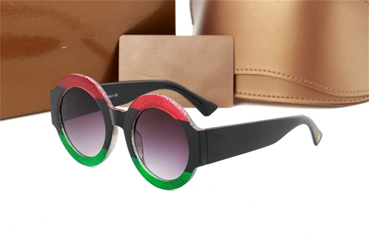 

Men's glasses designer sunglasses women's fashion round luxury sunglasse
