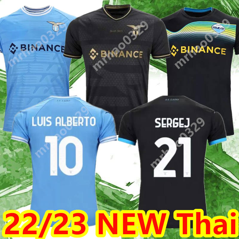 

22/23 Lazio soccer Jerseys 10th maglie 2023 IMMOBILE LUIS BASTOS SERGEJ J.CORREA ACERBI BADELJ LUCAS MARUSIC FOOTBALL men football shirts