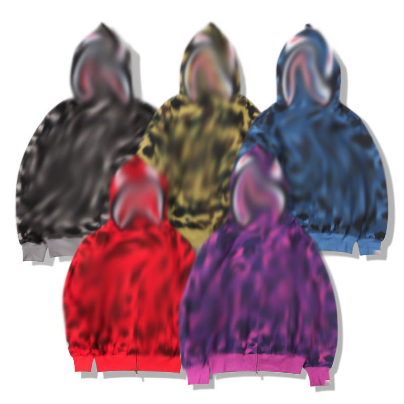Mens bape Hoodies Jacket Jogger Hip Hop Style Camouflage Pull Sweatshirts Colouilles Colouilles Colouillons