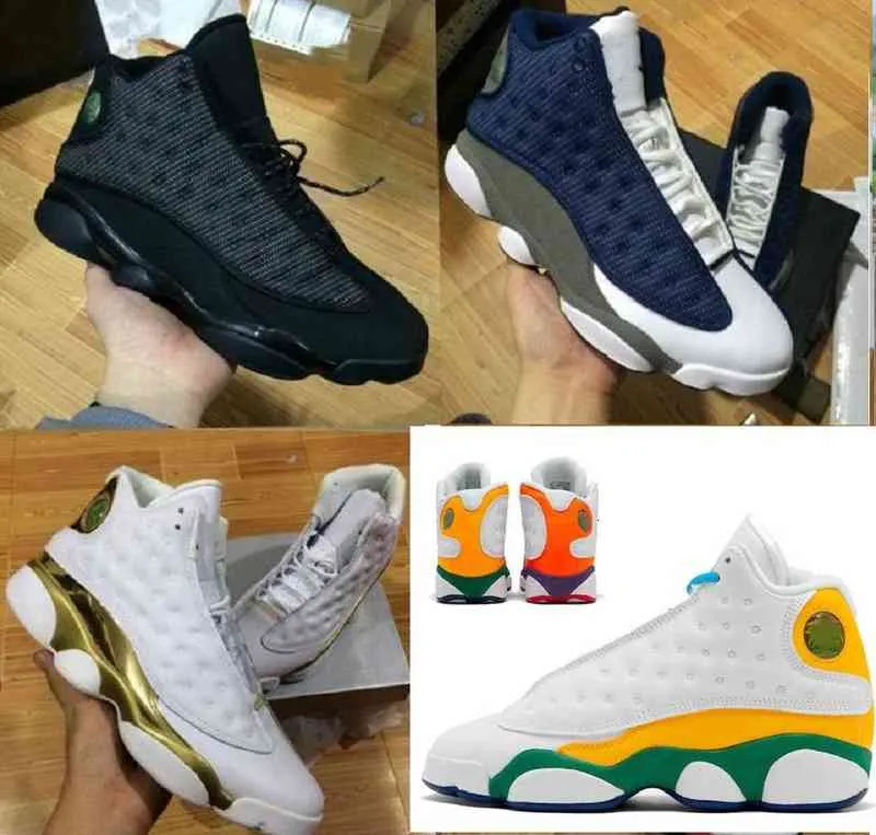 

2021 13s OG Black Cat Basketball Shoes 3M Reflect For kids Big boy Sports Training Sneakers High Quality cat shoe