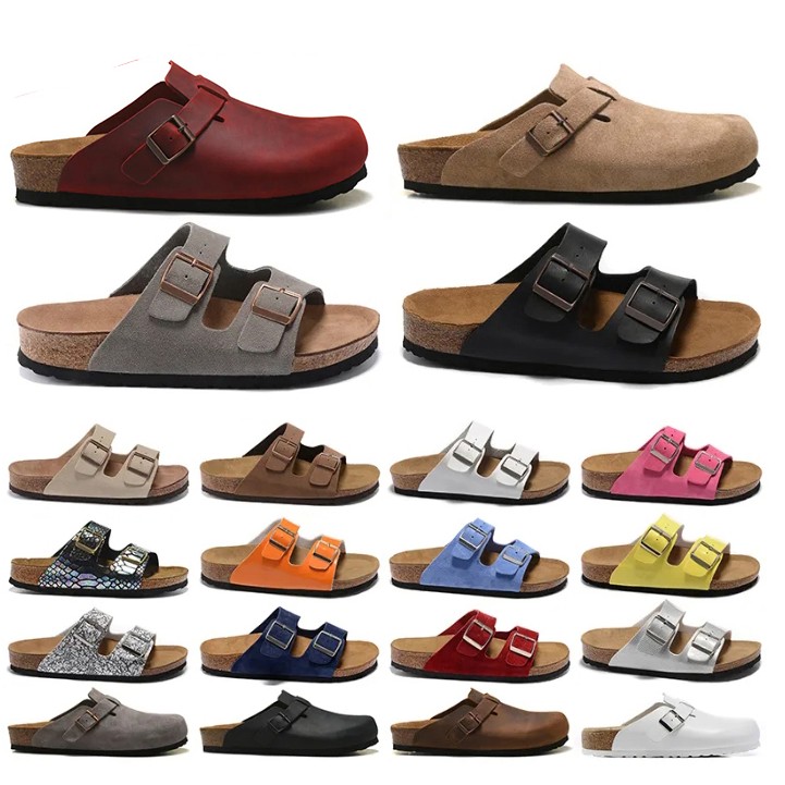 

Arizona sandals famous designer women Men Women Microfiber Slides Flip Flop designer sandals Boston Soft Mules Footbed Clogs Indoor Slippers Shoes dhgate 2023, 25
