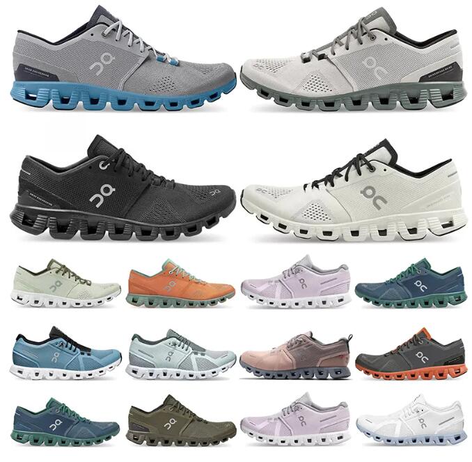 

2023 on cloud Casual shoes mens Designer clouds X running Sneakers Federer workout and cross trainning shoe ash black alloy grey Aloe Storm men women Sports trainers