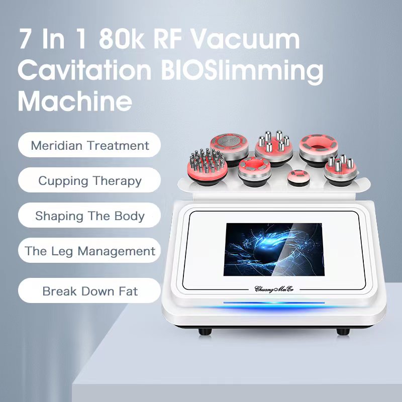 S forme amincissant l'équipement vide Rf 80K cavitation ultrasonique perte de poids beauté amincissant la machine