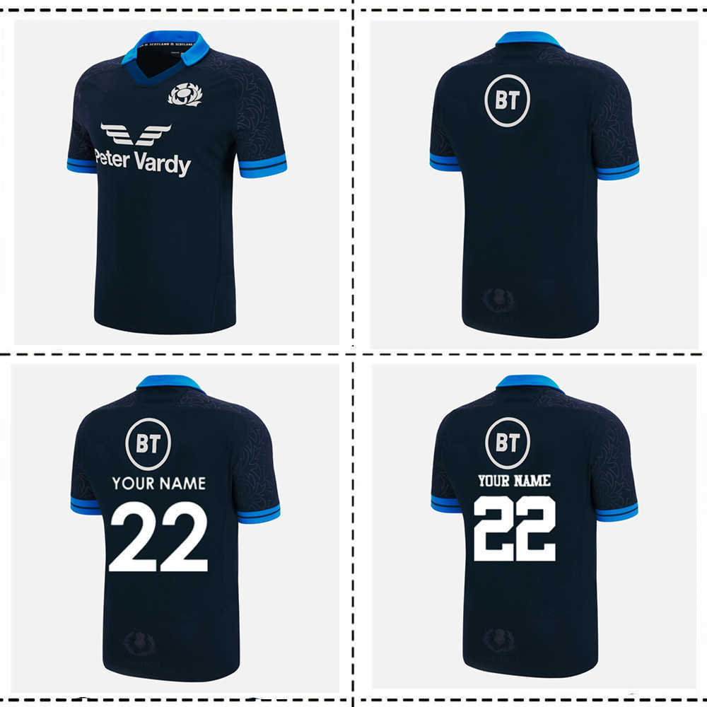 

Wzaf New Men's T-shirts Fashion Rugby Scotland Home Rugby Jersey 2022/23 Scotland Rugby Sevens Home Rugby Training Jersey Shorts Size S---5xl T9vr, Name and number