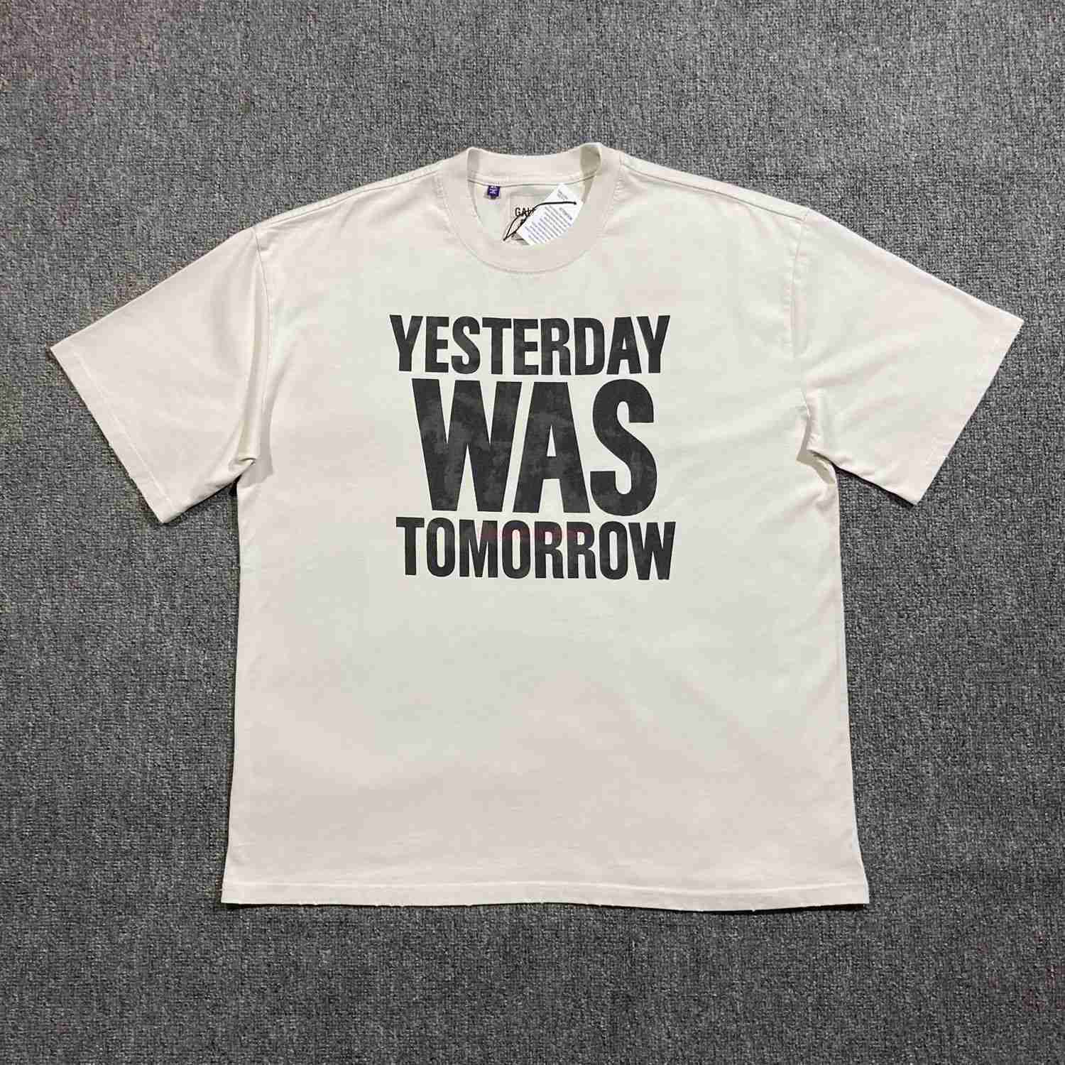 

Designer Fashion Clothing Tees Tshirt Galleryes Depts American Style Washed Brushed Vintage High Street Graffiti Short Sleeved Inst Tshirt for Men Casual Streetwe, 3008 vintage white