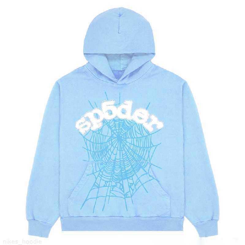 

Men's Hoodies Sweatshirts Sky Blue Spder Hoodie Men Women Hip Hop Young Thug Spider Hoodie World Wide Sweatshirts Print Pullover T6DI, 17