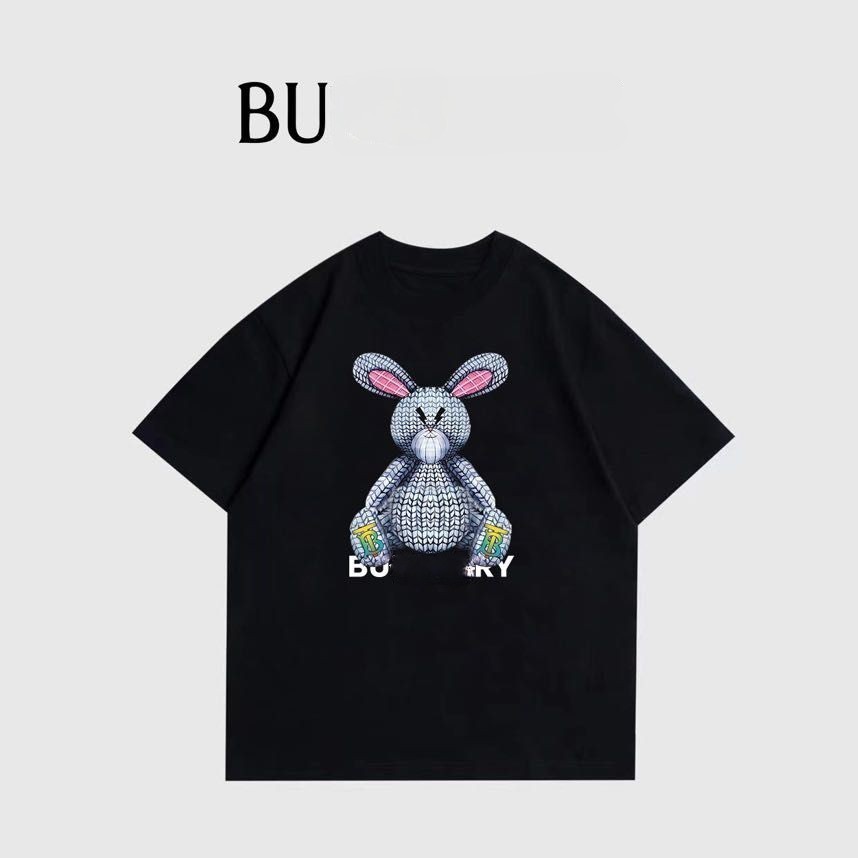 

Summer t shirt Mens women Designers T Shirt Clothing Man Womens tshirt Letters Print Short Sleeves Shirts Men Loose Oversize Luxury Street Tees Trend sweat burberrry, Gray