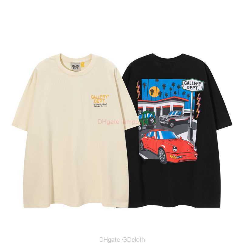 

Designer Fashion Clothing Tees Tshirt Galleryes Deptes High Street American Porsche Print Car Classic Round Neck Cotton Couple Short Sleeve Tshirt Luxury Casual To, Apricot 215