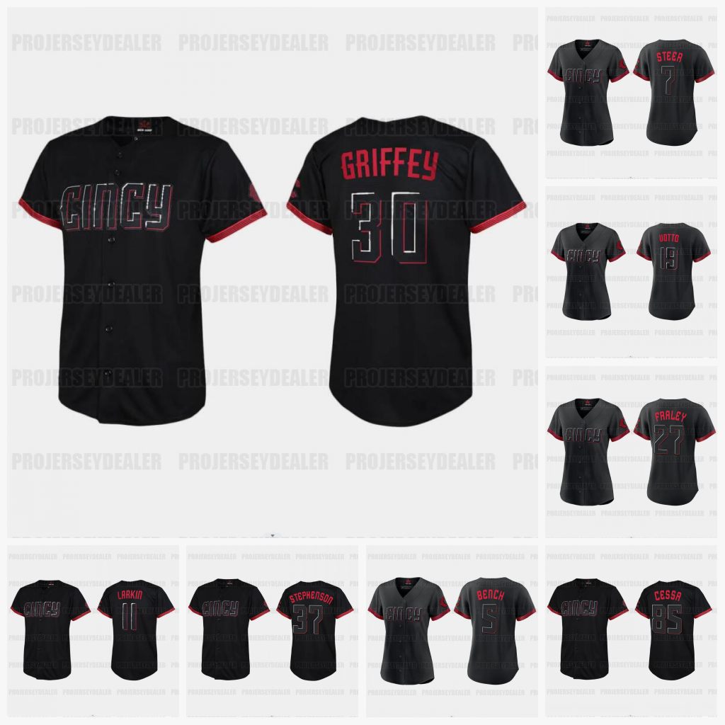 

Joey Votto 2023 Reds City Connect women youth Jersey Elly De La Cruz Jonathan India Alexis Diaz Jake Fraley Tyler Stephenson TJ Friedl Myers Cincinnati Ken Griffey Jr., Black cool bases youth s-xl