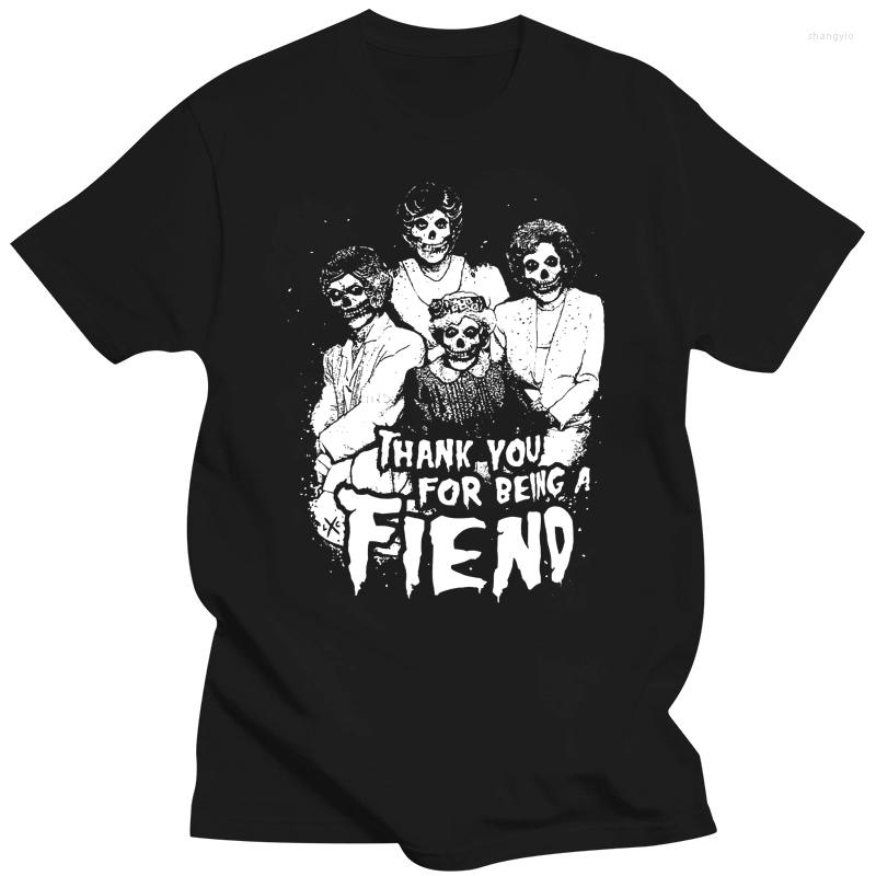 

Men' T Shirts GOLDEN GIRLS MISFITS Horror Punk Rock 90s SITCOM Mash Up MENS T-SHIRT, Graymen