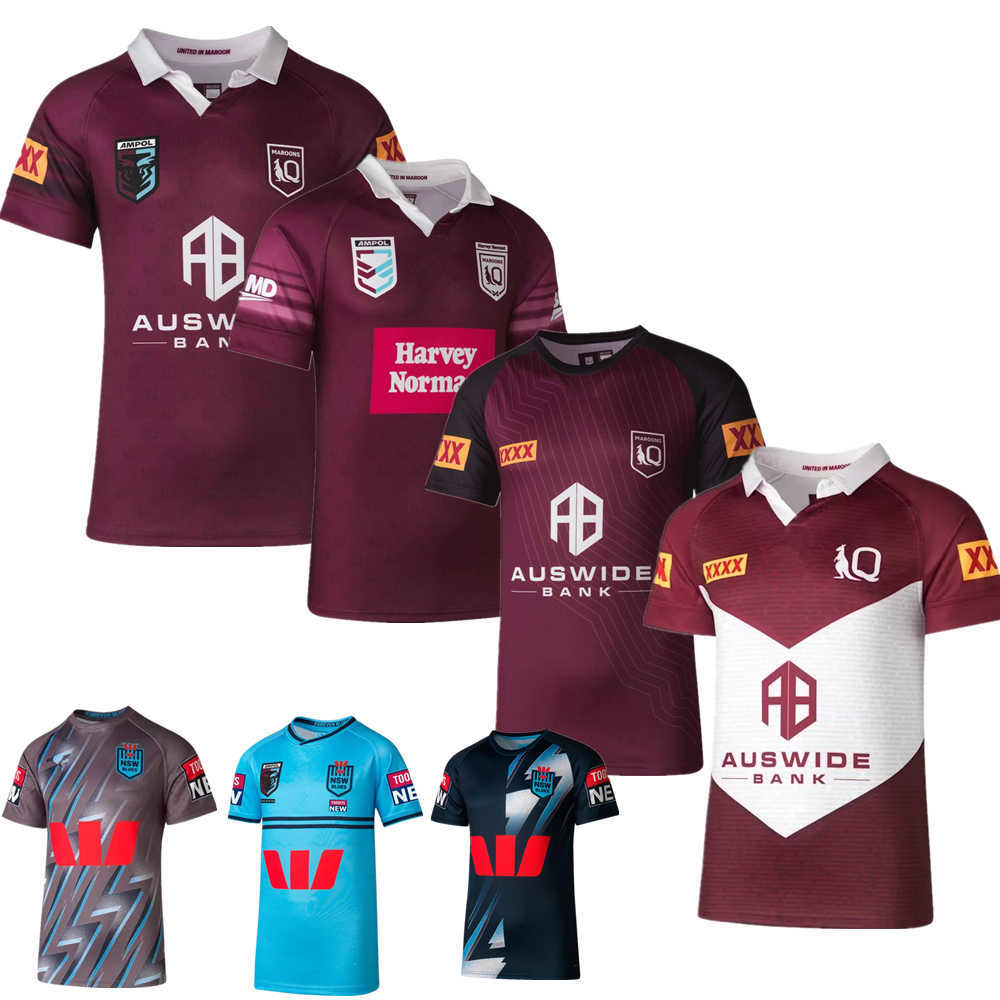 

Qs03 New Men's T-shirts Fashion Rugby 2023 2024 Australia Queensland Qld State of Origin Nsw Blues Home Indigneous Training Rugby Kids Suits Rugby Jersey Kzur, Qld vest