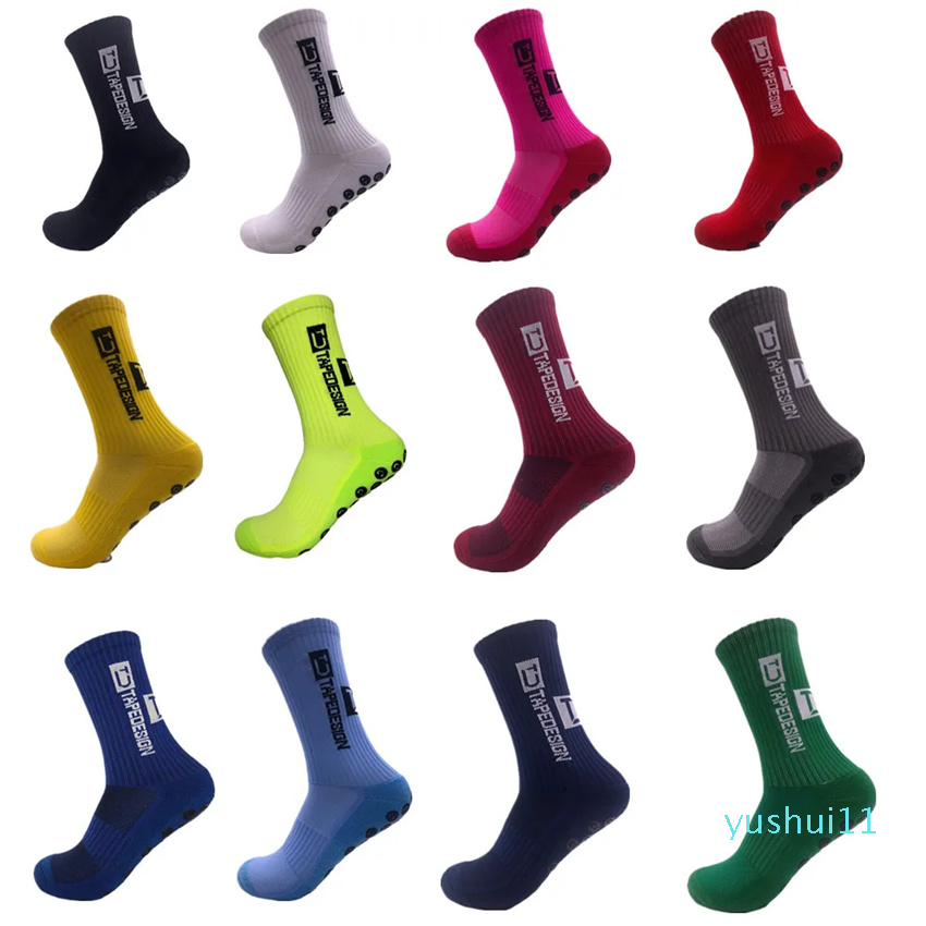 

Non Slip Soccer Socks Mens Skid Grip Football Basketball Sport within 10pairs One Freight, Red