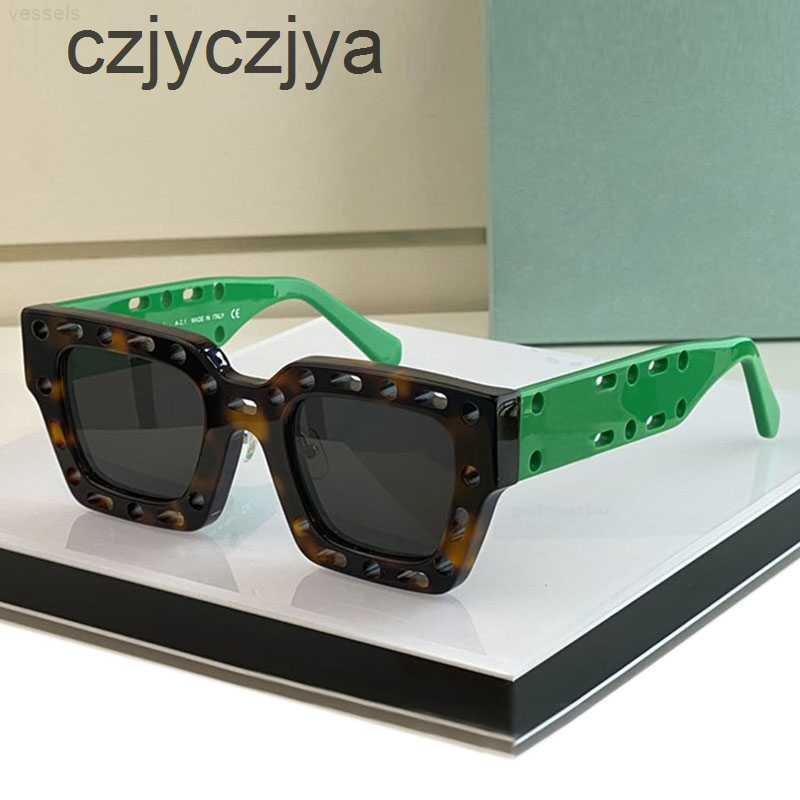 Sunglasses Fashion OFF W sunglasses Luxury Offs White Collectors Edition off Thickening Designer Woman Mens Unisex Original Yellow Black Blue Eyewea