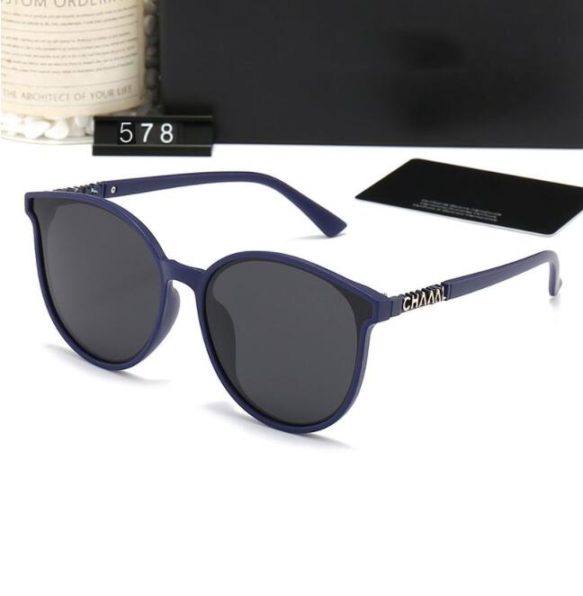 

Hot Luxury Sunglasses polaroid lens Designer letter womens Mens Goggle senior Fashion Eyewear For Women eyeglasses frame Vintage Metal Sun Glasses With Box