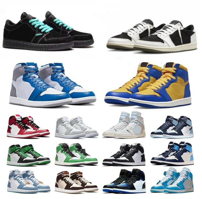 

jumpman 1 low Tiffany basketball shoes jump man wash pink 1s reverse laney space jam Zion Williamson Voodoo J1 Black Phantom High OG Olive Fragment Dhgate Sneaker 36-46, 37