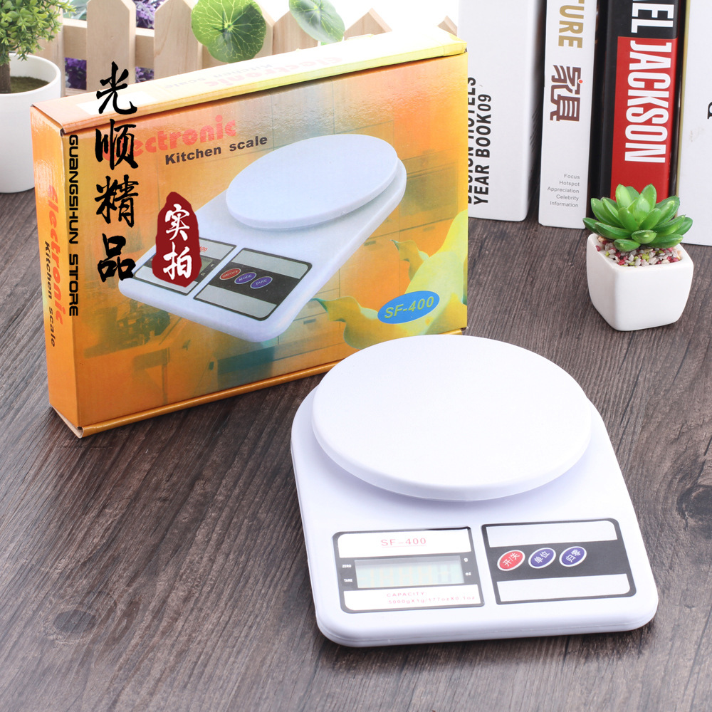 

T SF400 Food Kitchen Electronic Scale Kitchen Scale Household Food Electronic Scale Baking Medicinal Materials Weight Scale 10kg