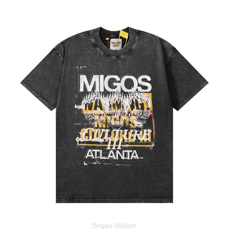 

Designer Fashion Clothing Tees Tshirt Galleryes Depts Gd Fog Vintage vtg Washed Worn Statue Loose Short Sleeve T-shirt Luxury Casual Tops Streetwear Rock Hip hop 2023, Style 15