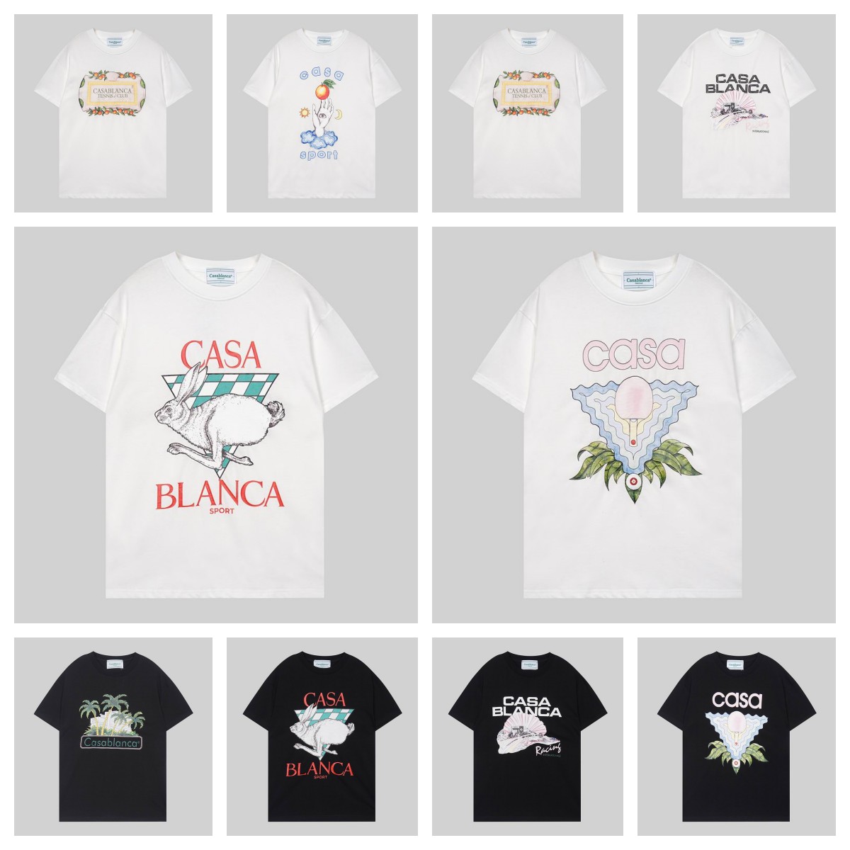 

Casabla Short Sleeve Print Mens T Shirts Womens Designer Clothing Fashion Top PAR AVION FLEUR TEE Panoramique T-Shirt MEn Summer Tees Sweatshirt Designer Clothes, 15