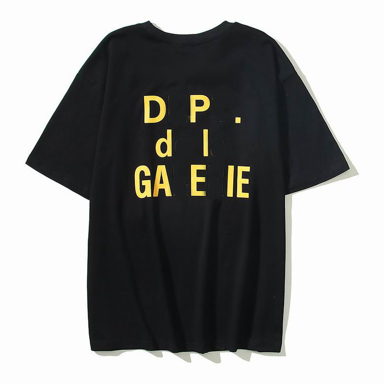 

23SS Galleryse Depts Short Sleeve Print Mens T Shirts Womens Designer Clothing Fashion DEAD BATTERIES BODY COCKTAILS See Thru People Yesterday Was Tomorrow Tee Top, 25