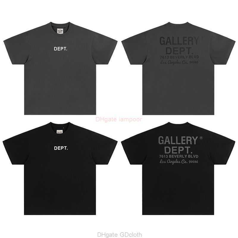 

Designer Fashion Clothing Tees Tshirt Galleryes Depts Dark Letter Printing Round Neck Short Sleeve Tshirt Pure Cotton Tee Fashion Youth Luxury Casual Tops Streetwe, Grey yc995