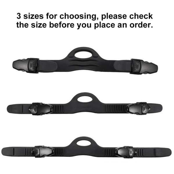 KEEP DIVING 1 Pair Universal Adjustable Swimming Fin Strap Rubber Fin Flippers Strap Swimming Diving Dive Accessories-image-866343414