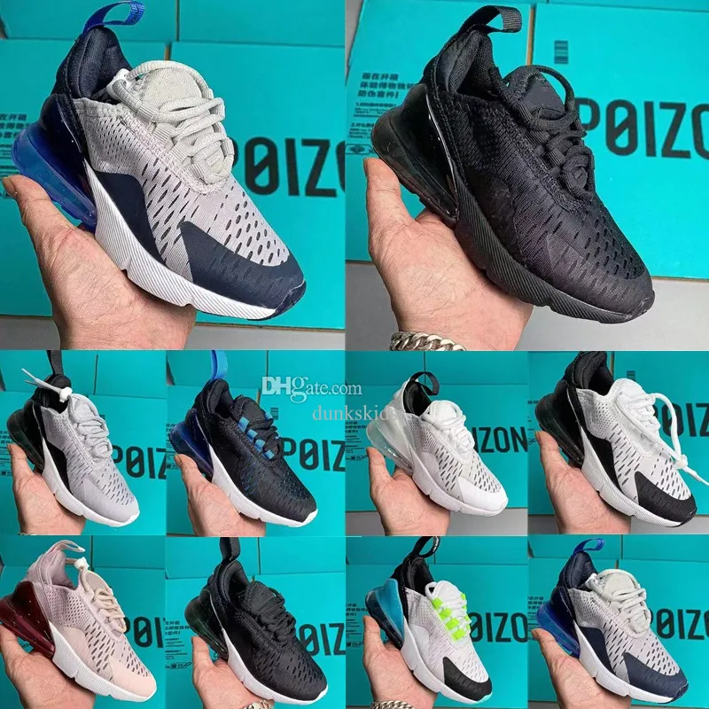 

kids shoes 270 designer boys girls Running shoe Children baby kid youth low toddler infants sneakers trainers black blue toddlers Sports