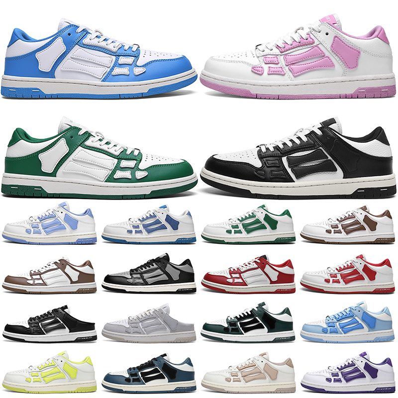 

Designer running shoes men women Athletic Shoe Skel Top Low mens sneakers Black White Orange Blue Lace Up Amiris Trainer Amiri outdoor trainers, #1