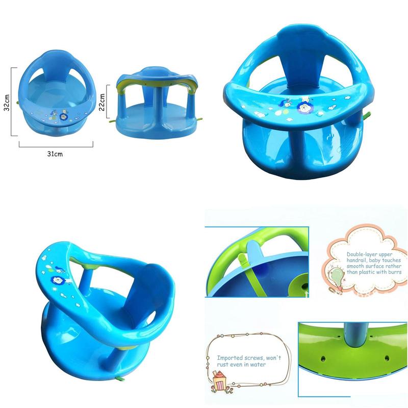  born bathtub chair foldable baby bath seat with backrest support antiskid safety suction cups seat shower mat3507725