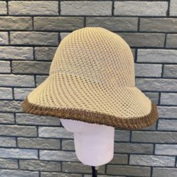 

Wide Brim Hats Bucket Handwoven Cotton Breathable Thread Spring and Summer Season Ganniss ssFishermans for Women Sunscreen Dust Cap Trend 230408, Beige