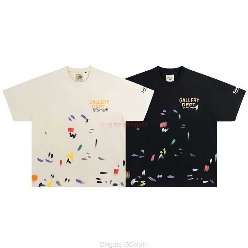

Designer Fashion Clothing Tees Tshirt Galleryes Depts Tokyo Japan Splash Print Tshirt Summer Loose Casual Couple Short Sleeve Luxury Casual Tops Streetwear Rock Hi, 992 black